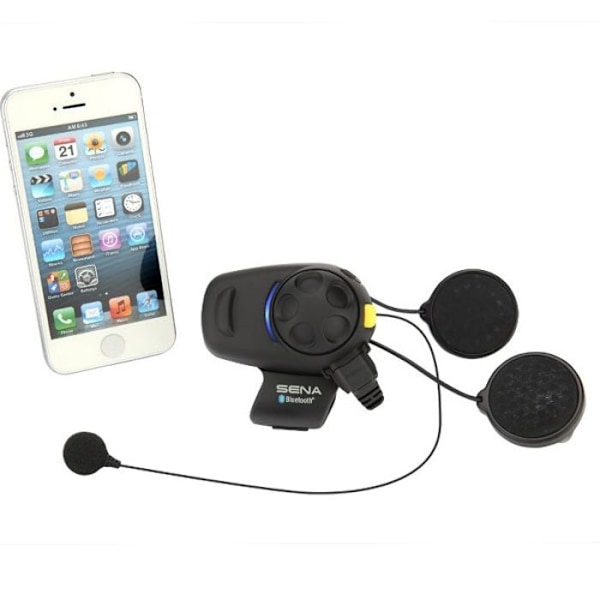 Sena bluetooth headset - SMH5D-FM-10 - Audio headset - Intercom med FM radio hvid