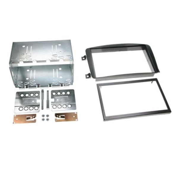 2-DIN fascia adapter Mercedes C /CLK/ Vito/ Viano sort