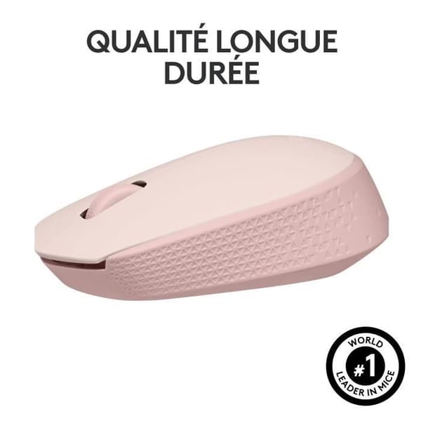 Mus - Trådlös - Logitech - M171 - Rosa - Ambidextrisk Ros
