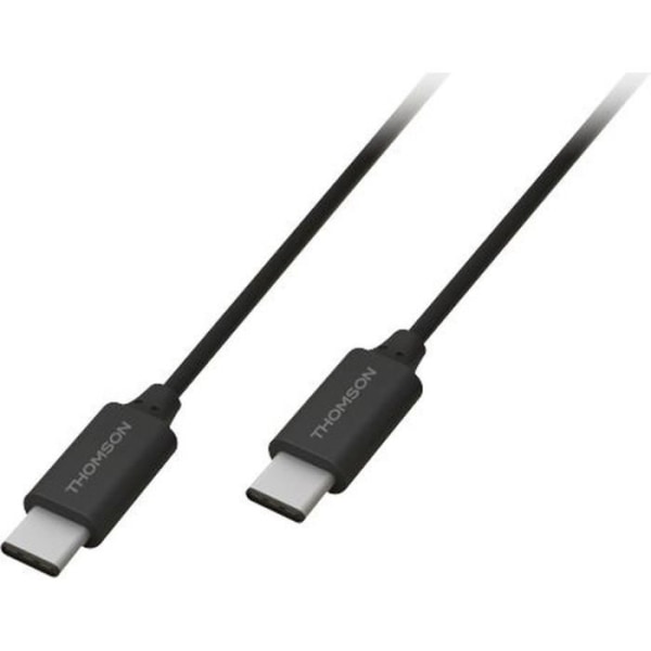 THOMSON USB C / USB C laddnings- och synkroniseringskabel - Svart
