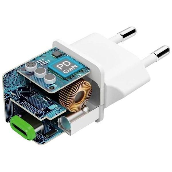 Hama 00201982 USB oplader 30 W indendørs, til vægstik Nr. udgange: 1 x USB-C® hun (strømforsyning) USB