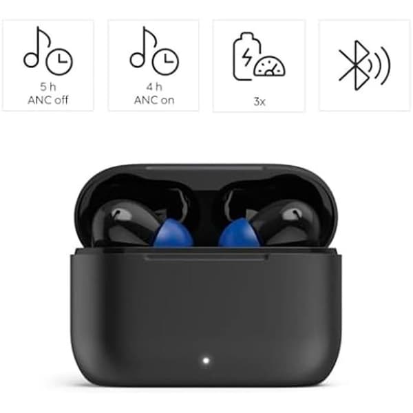 Bluetooth-hörlurar - HAMA - Passion Clear II - ANC - TWS - Svart svart