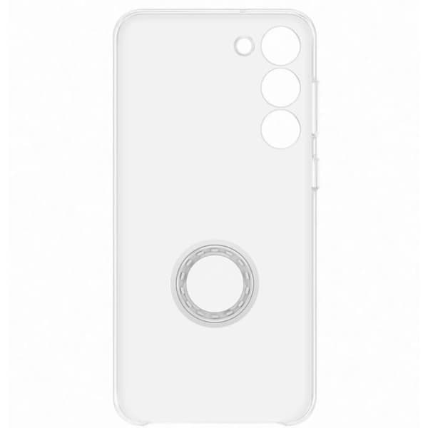 SAMSUNG Clear Case med S23+ avtagbart stativ Transparent