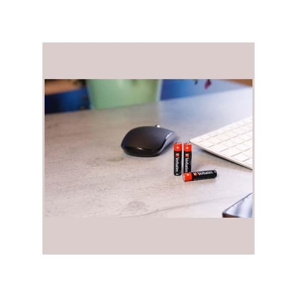 1X8 VERBATIM ALKALINE BATTERI MICRO AAA LR 03 49502