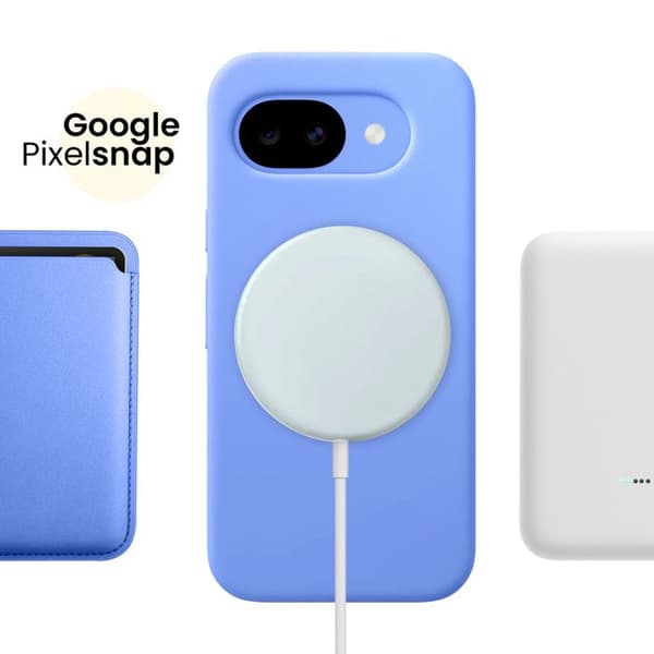 Coque - GOOGLE - Pixel 10a - Soft Touch - Qi-kompatibel laddning - Semi-rigid Violett