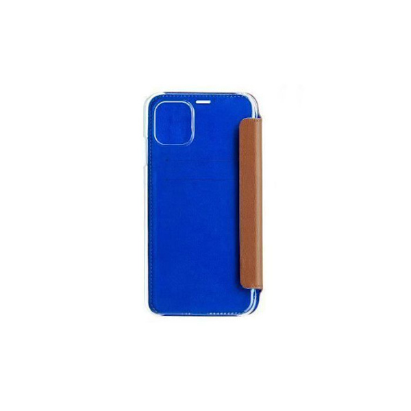 Coque Folio - BeetleCase - iPhone 11 Pro - Läder Kamel - Semi-rigid - Flipcover Kamel