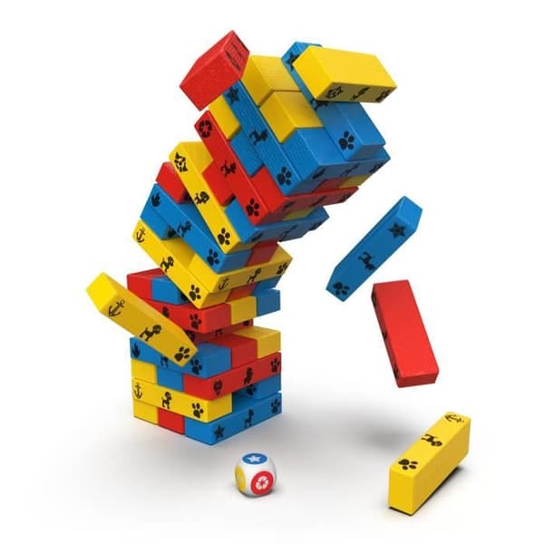 SPIN MASTER TOUR JENGA Paw Patrol Grön