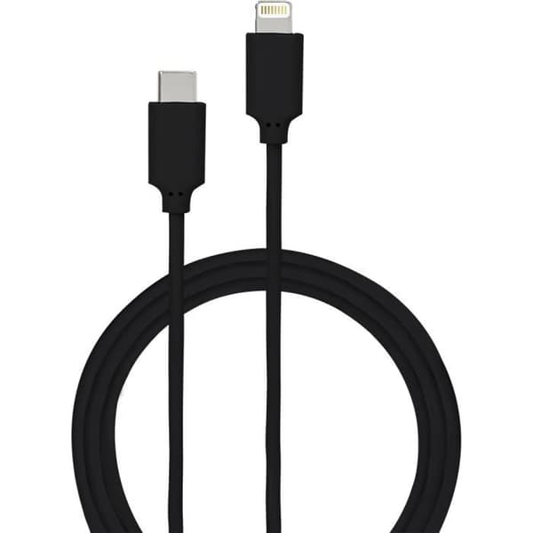 Lightning/USB-C-kabel - BIGBEN CONNECTED - 2 meter - Svart - USB-anslutning