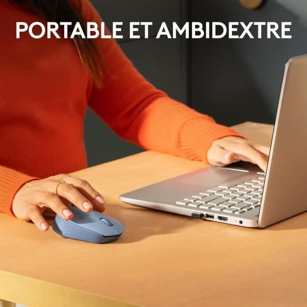 Mus - Trådlös - Logitech - M171 - Blå grå - Ambidextrisk Blågrå