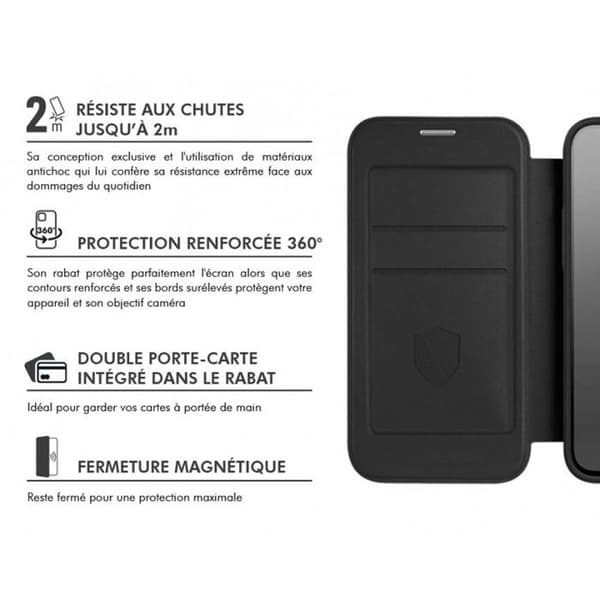Etui Folio - MagSafe - IPhone17 Pro Max - Svart Svart
