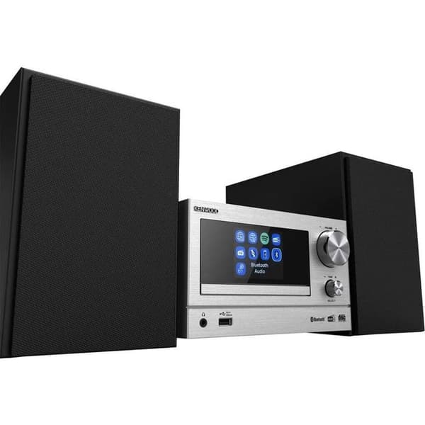 Mikrosystem - Kenwood - M-7000S-S - Silver - Bluetooth - USB - CD - DAB+FM radio Silver