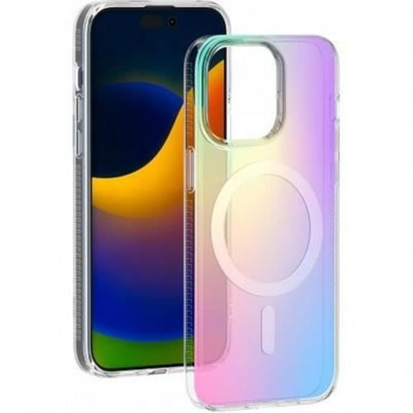 Hybrid MagSafe-fodral med holografiska reflektioner för iPhone 15 Pro Max BIGBEN CONNECTED Multicolor