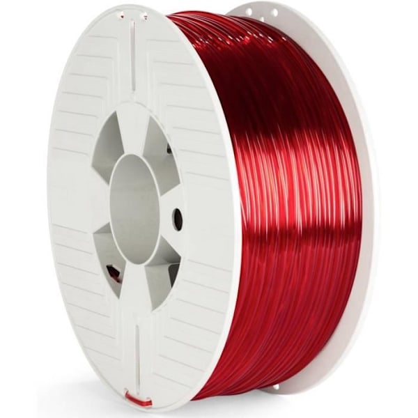 Verbatim filament 55062 PETG 2,85 mm 1 kg rød (gennemsigtig) 1 stk.