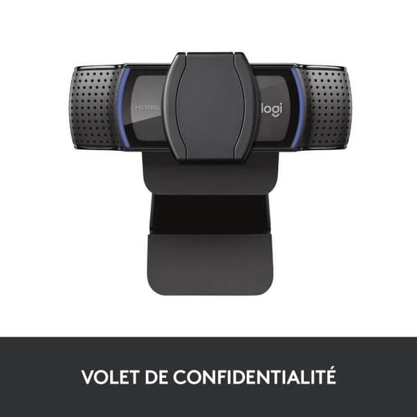 Webbkamera - Full HD 1080p - Logitech - C920 S - Inbyggd mikrofon