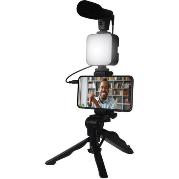 Ställ in Live Streaming Vlogging Smartphone Kit Youtube Sociala nätverk