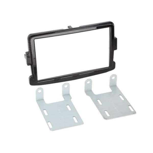 Facia adapter 2-DIN Dacia / Opel / Renault > klaver sort