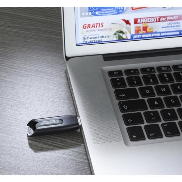 USB Key V3 32GB - Store'n'Go - VERBATIM - Grå - USB 3.0