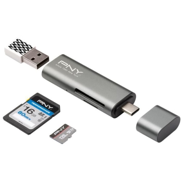 PNY USB-C kortläsare - USB
