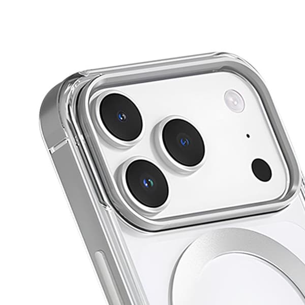 iPhone 17 Pro-fodral - FORCE CASE - MagSafe Kontur Metall Stötsäker 2m Premium Grå Grå