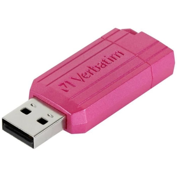 Verbatim USB DRIVE 2.0 PINSTRIPE USB-minne 128 GB rosa 49460 USB 2.0