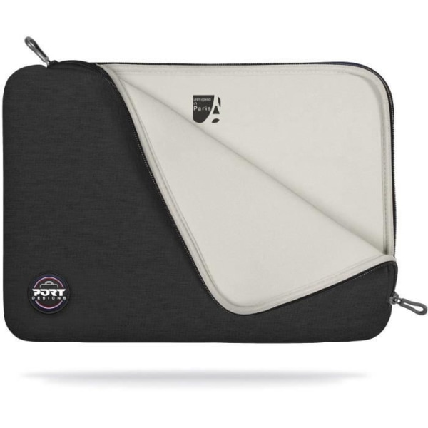 Universal 13/14" laptop sleeve - PORT DESIGNS TORINO II - Sort Svart