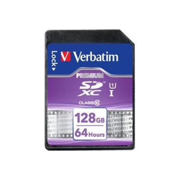 Verbatim Premium - Flash-minneskort - 128 GB -...