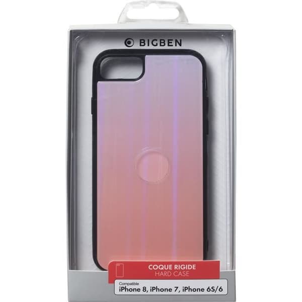 Coque - Regnbåge - iPhone 6/6S/7/8 - Hård - Skydd - Rosa regnbåge Ros