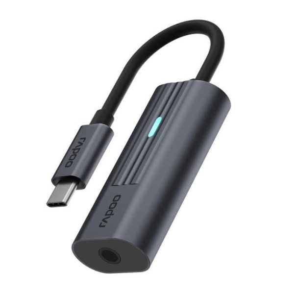 USB-C till 3,5 mm ljudadapter, grå