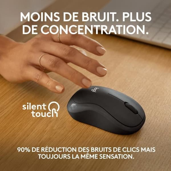 Mus - Trådlös - Logitech - M240 Silent - Grafit Grafit