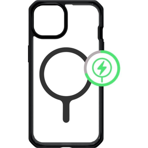 Förstärkt fodral Apple iPhone 14-kompatibelt MagSafe Hybrid Solid Transparent Black Itskins