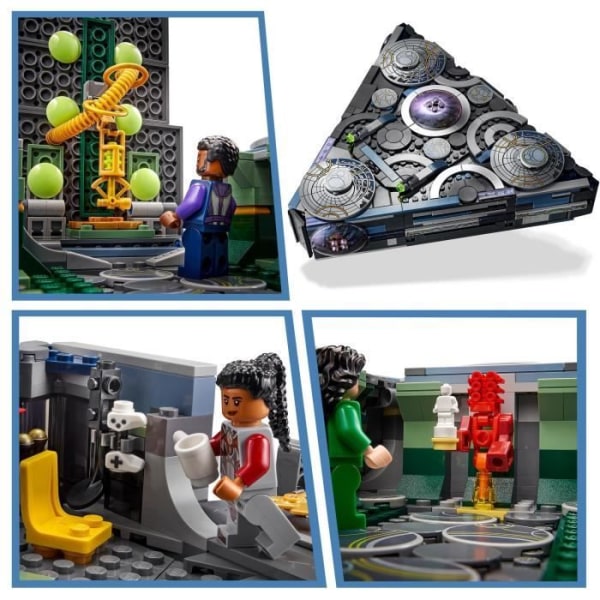 LEGO® 76156 Marvel The Rise of Domo rymdskepps superhjältebyggande leksak från filmen The Eternals