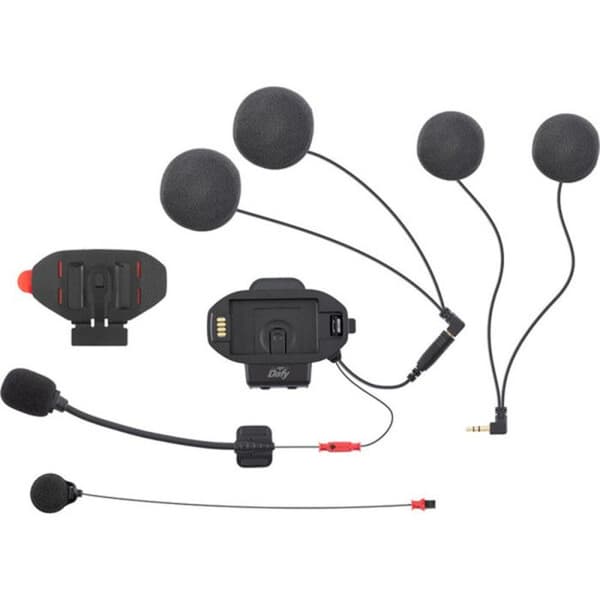 Intercom moto bluetooth - Sena - Sf2 - Svart - Uppladdningsbar USB - 800m intercom Svart