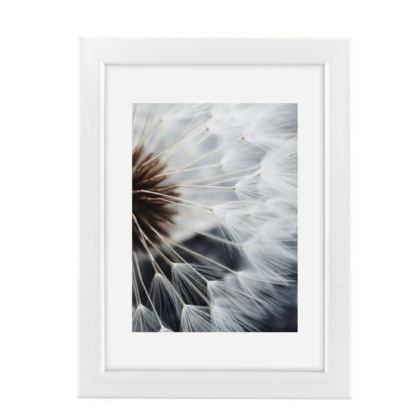 "Breeze" fotoram i plast, vit, 13 x 18 cm