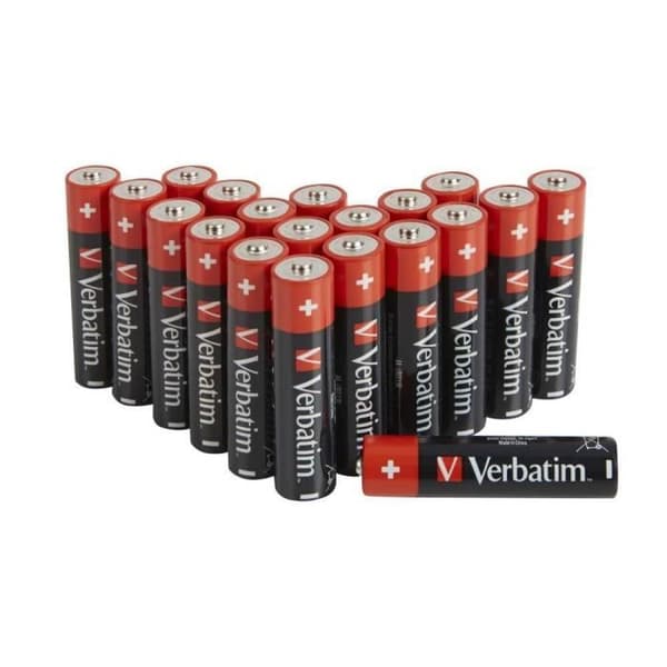 VERBATIM Batteri 20 x AA / LR06 - Alkaliskt