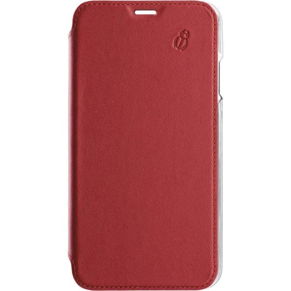 BEETLECASE ECTF67R - CRYSTAL LEATHER FOLIO IP12 Pro Max RÖD