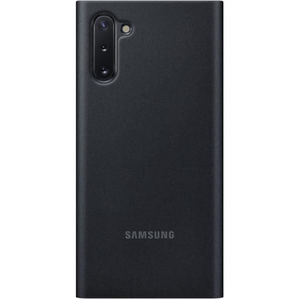 Clear View Cover Black Note10 Svart