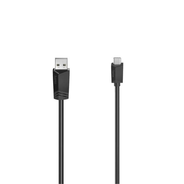 USB-C-kabel, USB-A hane - USB-C hane, USB 2.0, 480 Mbit/s, 0,75 m