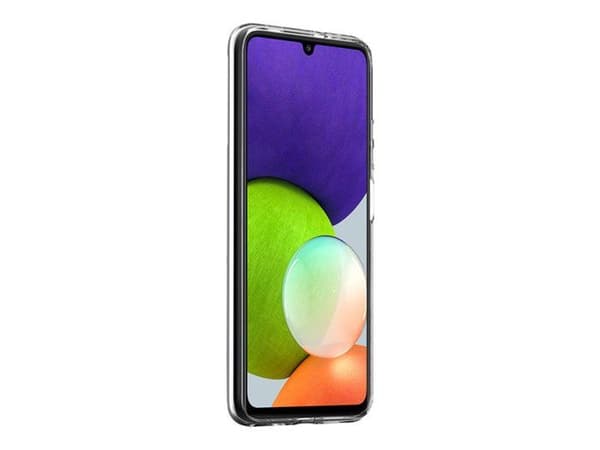 Coque - Silisoft - Galaxy A22 4G - Mjuk - Transparent - Optimalt skydd Transparent