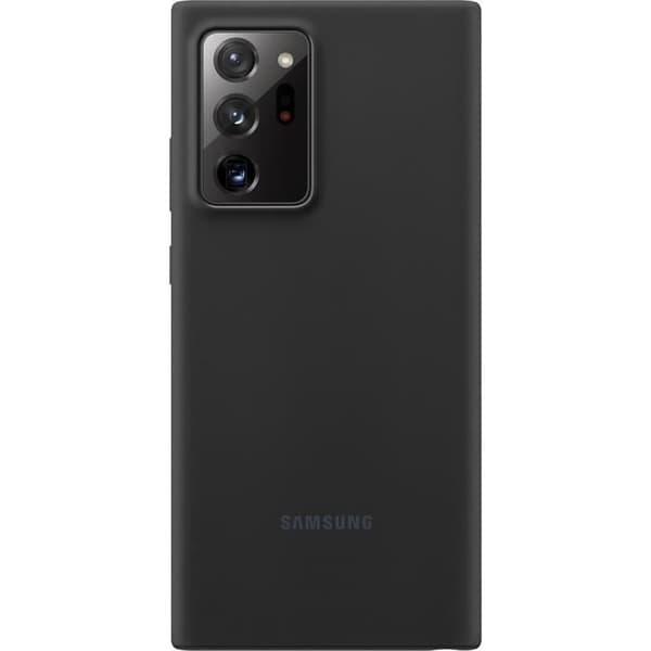 Svart silikonfodral för Note20 Ultra Svart