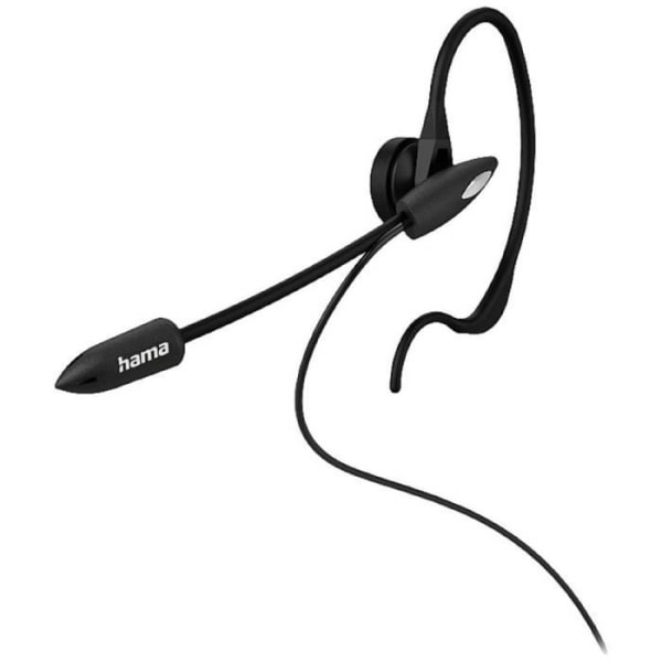 Hama In-Ear-Headset Telefon Trådbundet In-Ear Headset Mono Svart Justerbar volym, Mic Mute
