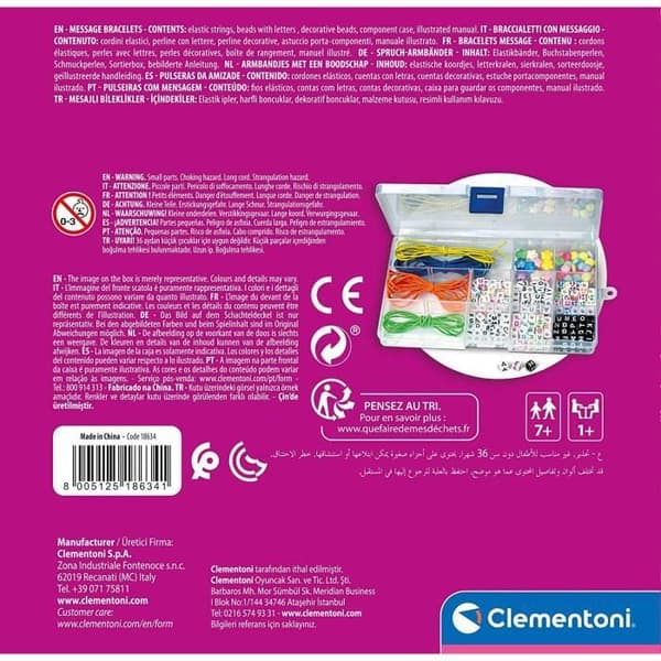 Clementoni - Crazy Chic - Budskapsarmband