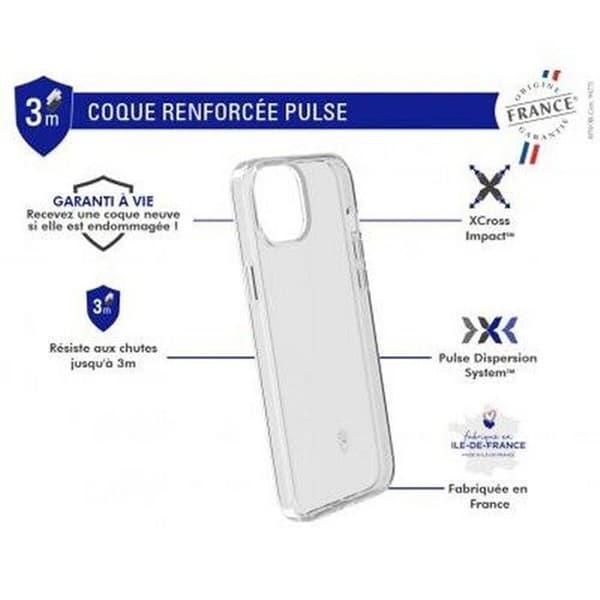 Forcecase iPhone 15 förstärkt fodral Transparent Transparent