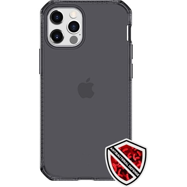 Coque - Itskins - Spectrum Clear - iPhone 12 Pro Max - Grå - Optimal skydd Grå