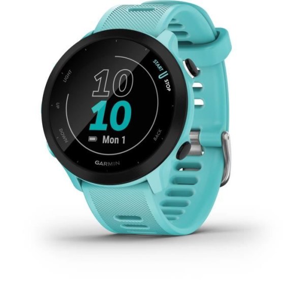 Sportansluten klocka - GARMIN - Forerunner 55 - Aqua (vattengrön)