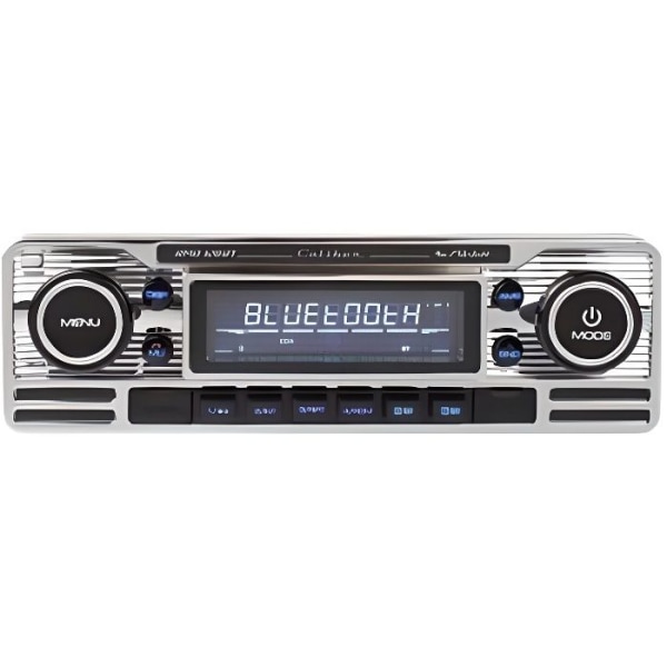Bilradio - Caliber RMD120BT - Bluetooth USB Retro 168 x 188 x 58 mm Chrome