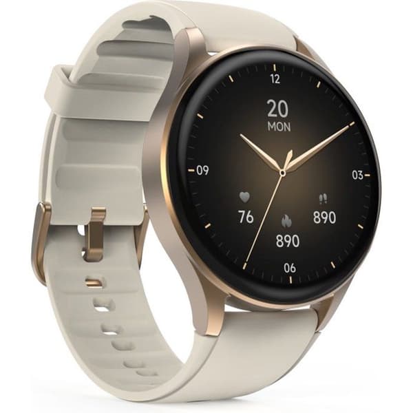 Smartklocka "8900", GPS, AMOLED 1,32", telefonfunktion, Alexa, roseguld