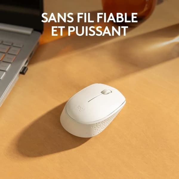 Mus - Trådlös - Logitech - M171 - Vit - Ambidextrous Vit