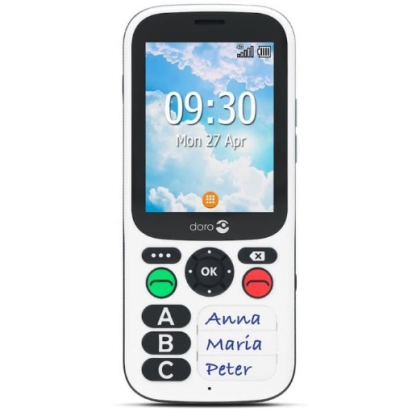 Doro 780X IUP seniortelefon med nödsamtal