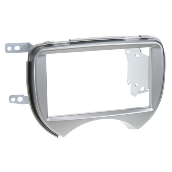 Fascia adapter 2-DIN Nissan Micra (K13) 2011 - 2013 grå