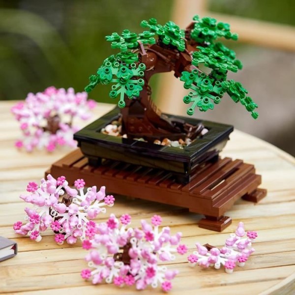 LEGO® Icons 10281 Bonsai, konstruktion, dekorativa blommor, bonsai-kit, växter och träd, LEGO Botanical Collection, för vuxna Vit